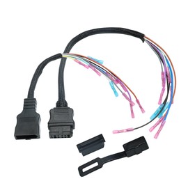 Snow Plow for Truck - Western Fisher Snow Plow Repair Harness Kit Replace 49317 22335K 49308 22336K with Dust Cover 9 Pin Truck Side Repair Harness Cover Included