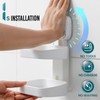 TAILI Double Layer Soap Dish for Shower, Max Hold 5
