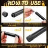 24 Pack Flameless Taper Candles with Remote Control and Timer