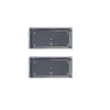 Culinary Lacquer H-153-28 6.5-inch Heavy Duty Block Dividers, 2 Transparent