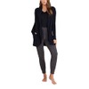 Barefoot Dreams Cozy Chic Lite Circle Cardi, Medium Black