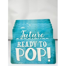 KING PROPS Photo Booth Props Set It's a Boy Perfect Baby Shower Blue Decorations 6 Count Props Set, Perfect Any Party, Waterproof Multi Color Double Sided Blue and White Selfie Photoshoot Party Props