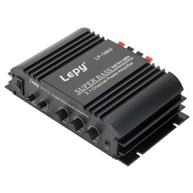 LEPY LP-168S 2.1CH Super Bass HI-FI Audio Stereo Power Amplifier AMP Subwoofer Amplifier Car Amplifier Hi-Fi for Car Motorcycle Home Audio Devices + DollaTek LED Light
