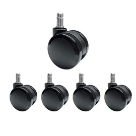 I SEATING ruedas para silla de oficina rodajas de 60mm juego de 5 silenciosas repuesto llantas para silla de oficina accesorios para oficina ergonomicas calidad BIFMA
