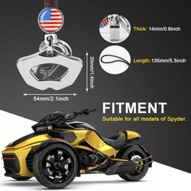 PSLER Spyder Key Cover with a Matching Lanyard Spyder Key Holder for all models of Spyder key such as Spyder RS RTS RT ST STS ST F3 Accessories