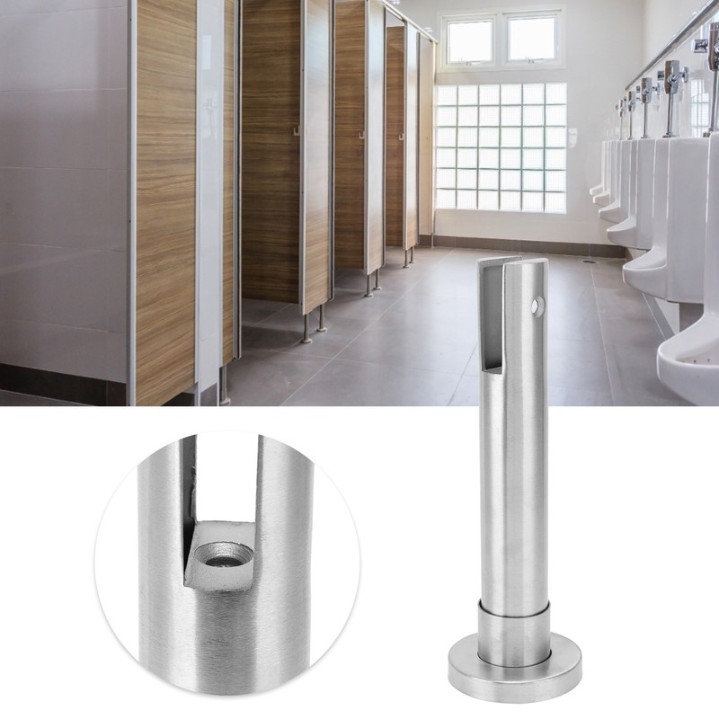 Stainless Steel Glass Clamp Bracket Mount Glass Spigot Public Bathroom