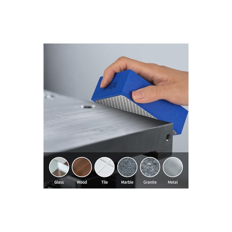 Diamond Polishing Pads Sanding Blocks - Cuttte 4pcs Diamond Sanding