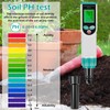 Txkrhwa Food pH Meter Probe Digital Soil pH Tester Automatic