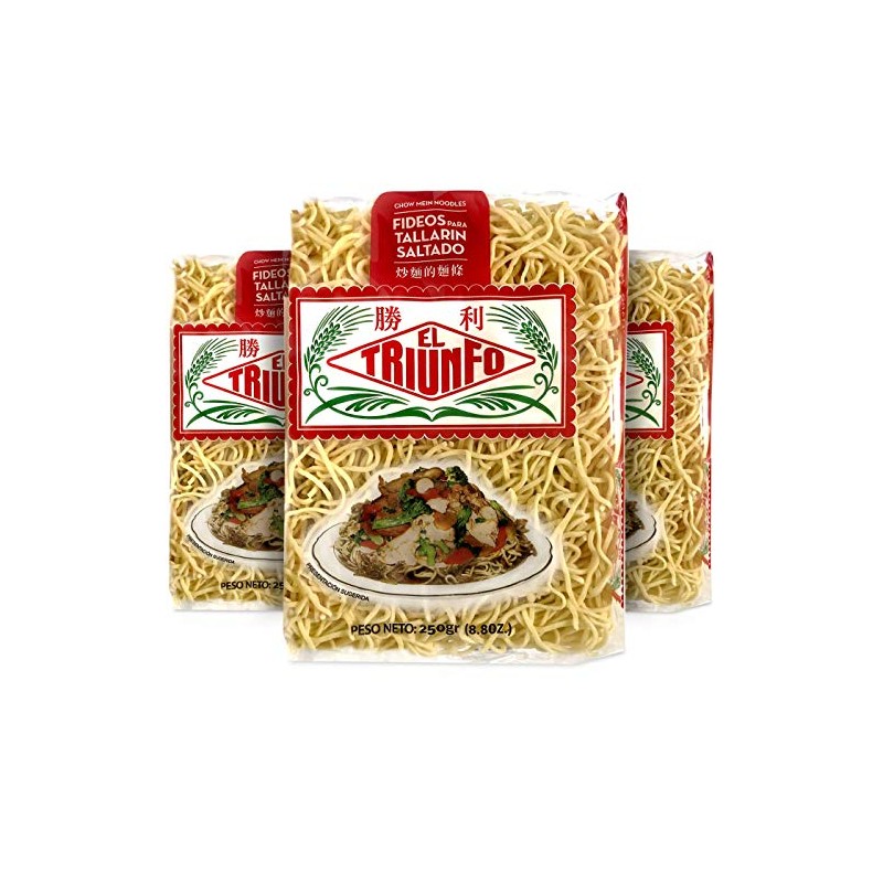 El Triunfo Fideos Chino para Tallarin Saltado Peruano 8.8 oz