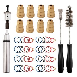 HQPASFY 7.3 Injector Sleeve Cup Removal Tool with O-Ring Seal Kit, Compatible with 1994-2003 Ford 7.3L Powerstroke/Navistar T444E/DT466E/F250/F350 & More, Replaces# 1814376C1, F4TZ9F538A, 1823492C97
