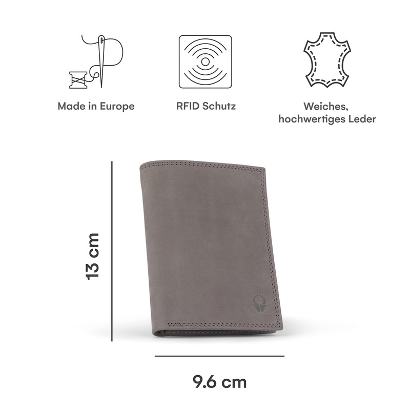 DONBOLSO Vienna Wallet I Large Leather Wallet for Men I