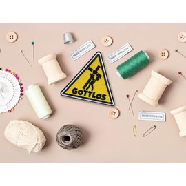 Finally Home Iron-On Patch - Gottlos | Funny Iron-On Patches, Meme Iron-On Patches, Sayings Patches for Sewing, Saying Sew-On Patches, Funny Iron-On Patch