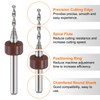 sourcing map 2 Set (20pcs) PCB Drill Bit Set 1/8"
