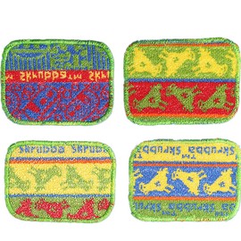 스크러바 수세미 랜덤발송, 1개, 4개 Scrubber Sponge Random Dispatch, 1 Piece, 4 Pieces