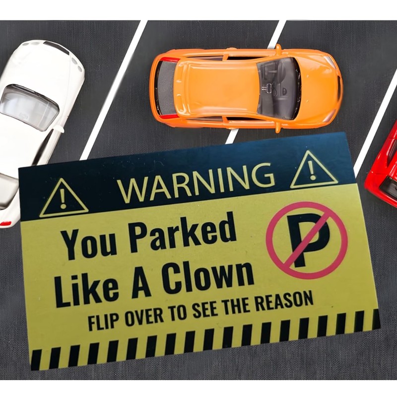SHOPNOSIS Bad Parking Cards - You Parked Like an Idiot