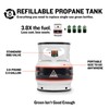 Ignik Refillable Gas Growler Propane Tank, 3.8-Pound - White