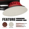 150mm Sanding Discs P2000 Fine Finishing Foam Discs, 15PCS Hook