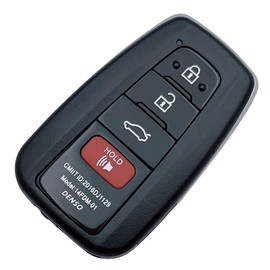 Replacement Key Fob Shell Case for Toyota Avalon Camry C-HR Corolla Prius RAV4 Keyless Entry Remote Car Key Fob Cover Casing with Uncut Blade Blank (‎for Toyota-H)