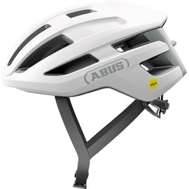 ABUS PowerDome MIPS Adult Bike Helmet - Bicycle Safety Certified for Road & Gravel, Aerodynamic Profile, Men & Women (White, Medium)