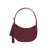 BAGGU Medium Nylon Crescent Bag - Mahogany