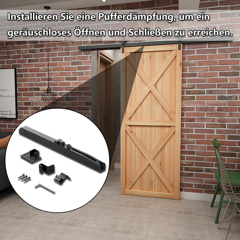 Sliding Door Fitting Damping System, Non-Punching System, Self-Closing Damper, Door