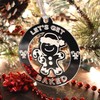 Let's Get Baked Mirror Acrylic Christmas Tree Ornament