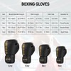 Kickboxing Training Gloves PU Boxing Gloves Punching Bag Gloves for