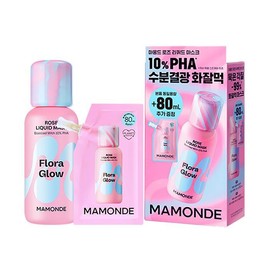 Aritaum Nowon Station Store Mamonde Flora Glow Rose Liquid Mask 80ml + Refill 80ml