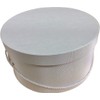 Sarah's Hat Boxes Classic Ivory Hat Box – 8.75" x