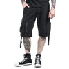 Black Premium by EMP Men's Black Shorts with Large Pockets,