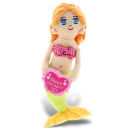 CoTa PLUSH MOTHERS DAY HEART - SUPER-SOFT PLUSH - GREEN MERMAID