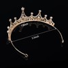 Amariver Gold Wedding Crown Crystal Tiara for Women Queen Crowns