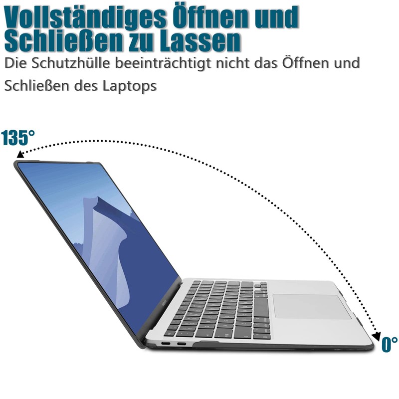 NJIAONE Case Compatible with MacBook Air 13 2021 2020 2019