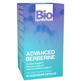 Bio Nutrition Advanced Berberine 50 Vegetarian Capsules | 1,200 Milligram Berberine | Immune System | Healthy GI