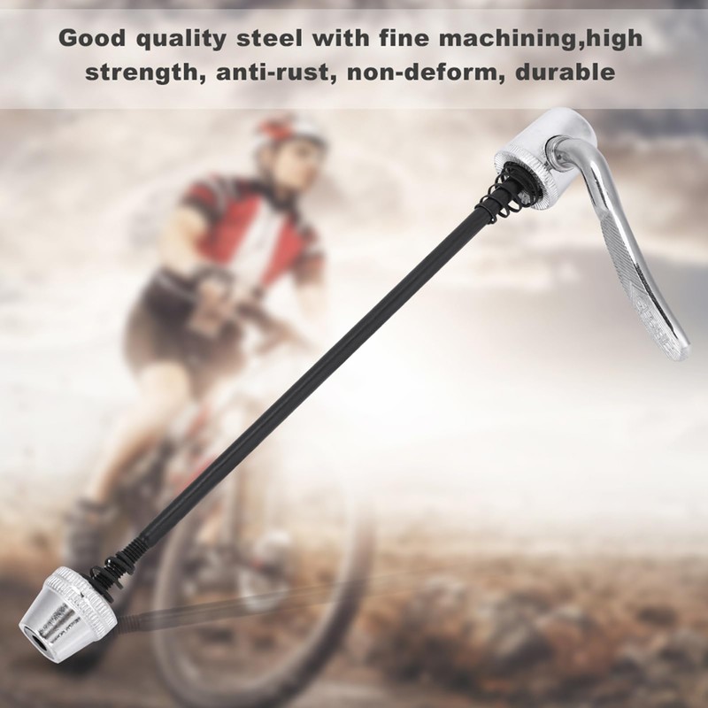 Alomejor Bicycle Skewer Steel Bicycle Quick Release Skewer Lightweight Quick