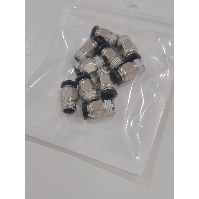 PC4-M10 Connector 10 Pieces PC4-M10 Connector PC4-M10 Pneumatic Connector PC4-M10