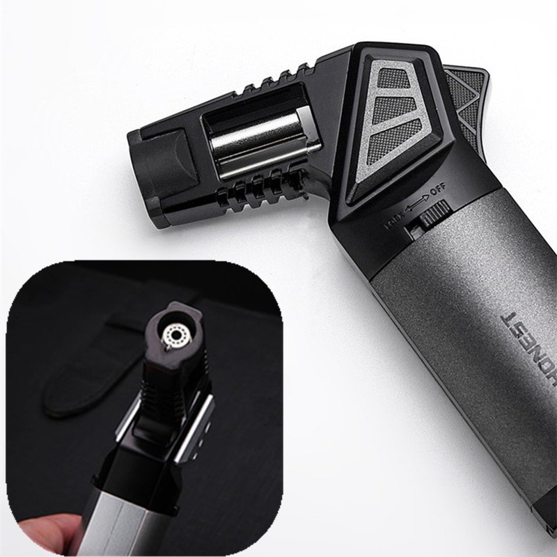 OLDENDO Butane Torch Lighter Refillable Adjustable Jet Flame, Multipurpose Outdoor