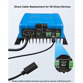 Compatible with VE.Direct Cable 1.64FT SOLOPEN Power Cord