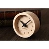 KATOMOKU muku mini clock km-26 round black wood beach