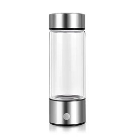 Fanzhu Hydrogen Water Bottle 16 oz (450 Ml) Hydrogen Water Generator 6000 PPB Hydrogen Water Bottle Generator 4000 Ppbcolor: Gray, Voltage (V): 3.7 V
