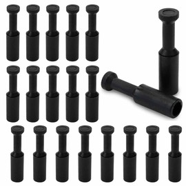 Wjelet Pack of 20 Pneumatic Plugs, 6 mm Blanking Plugs Made of PBT Resin, Hose Connector Closure for Compressed Air Plug Fittings and Hose Systems