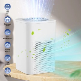 KEPEAK Home True HEPA Air Purifier Protable Air Cleaner for Allergies Smoker Pet Dust