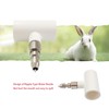 VandanCoop 10 Sets Automatic Stainless Steel Rabbit Nipple Drinkers with