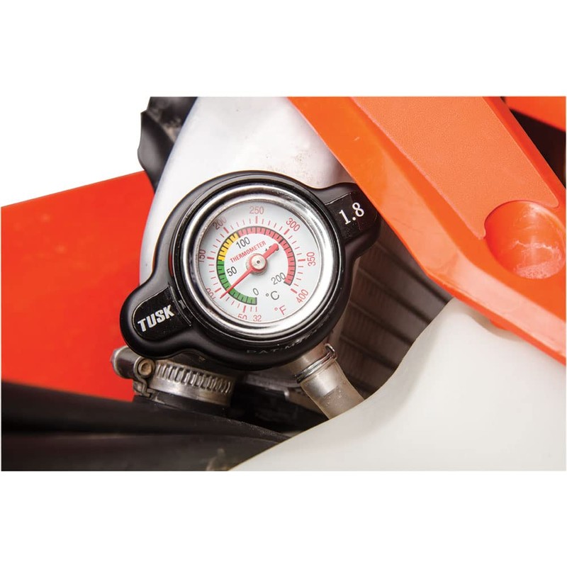 Tusk High Pressure Radiator Cap with Temperature Gauge 2.0 Bar