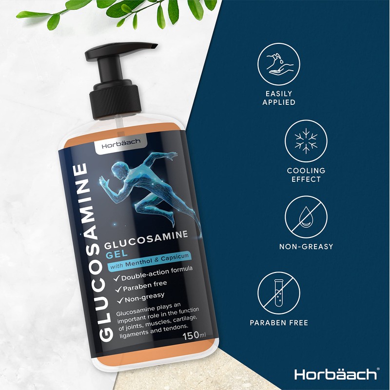 Glucosamine Gel | 150 ml | with Menthol and Capsicum