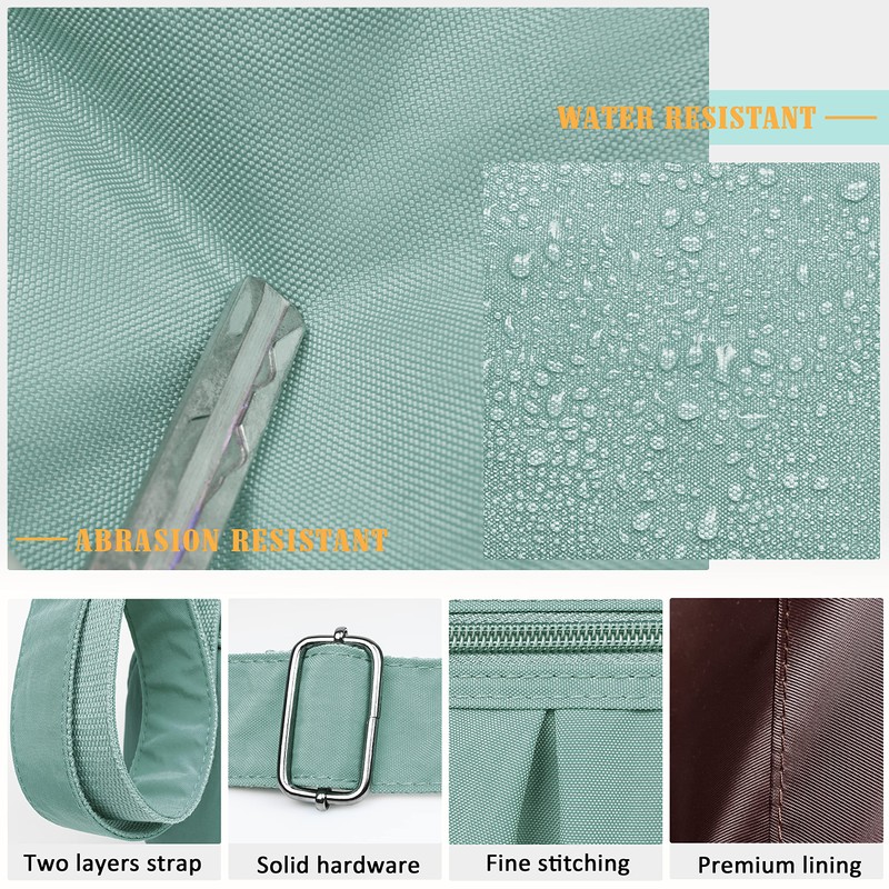 Crossbody Bag for Women Nylon Shoulder Bag Women Water Resistant