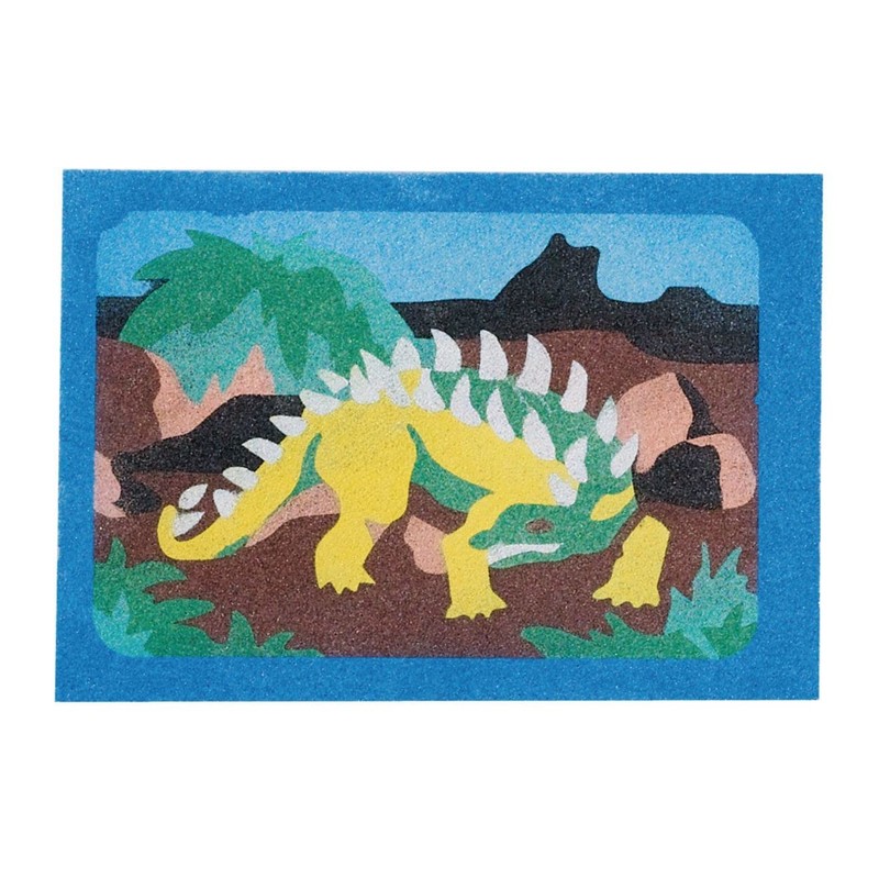 Sand Art Boards - Dinosaurs, 5" x 7" (Pack of