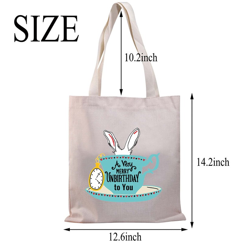 Alice Gift A Very Merry Unbirthday To You Tote Bag