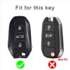 MEDZUK 5 Colours Key Case, Compatible with Citroen C4 E-C4