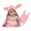Maeve + Rose Luxury Bamboo Hooded Baby Bath Towel and